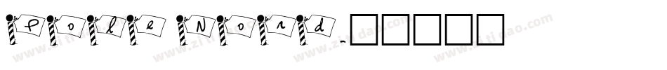 Pole Nord字体转换